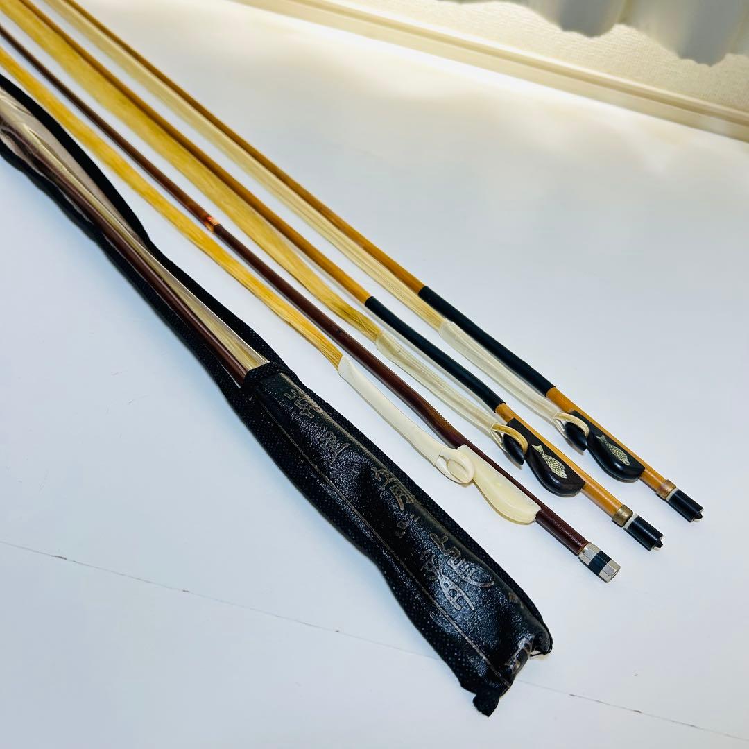 【付属品大多数】高級 二胡 本革 蛇革 中国 民族楽器 紅木 ハードケース付き