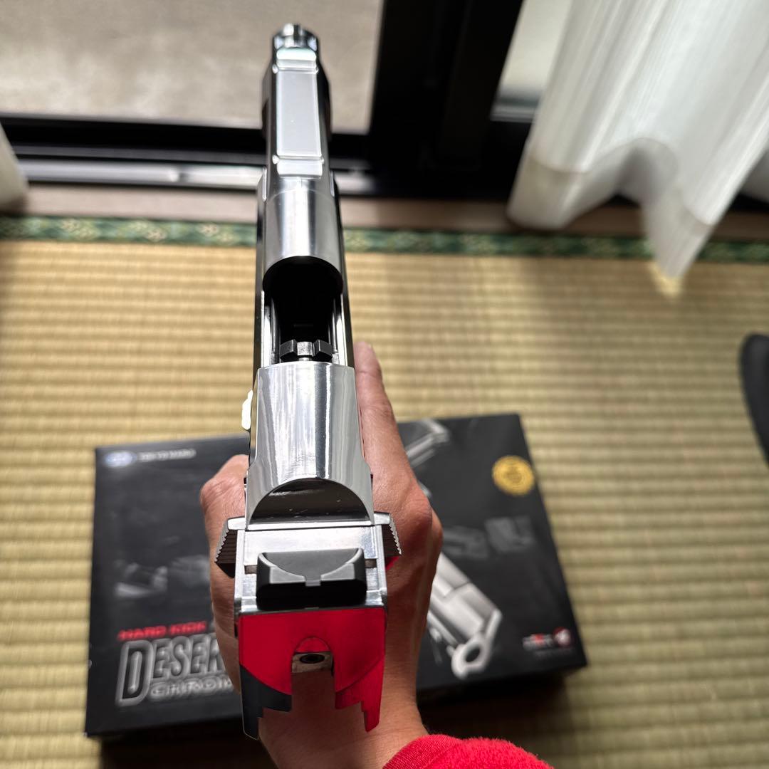 岩間博幸 東京マルイデザートイーグル　クロームステンレス　カスタム