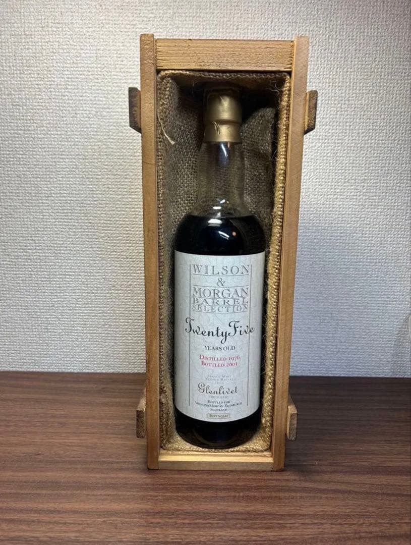 グレンリベット25年　1976-2001 ウィルソン&モーガンバレルセレクション