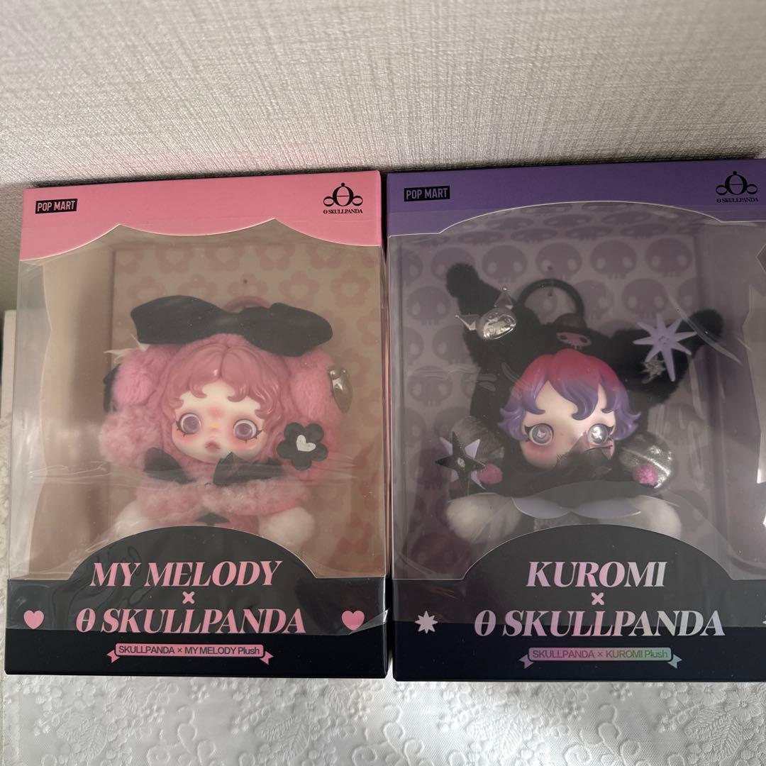 My Melody & Kuromi SKULLPANDA ぬいぐるみセット