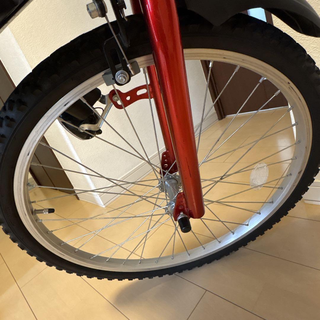 子供用　マウンテンバイク　24インチ　自転車　赤　キッズ　男の子　愛知県　レッド