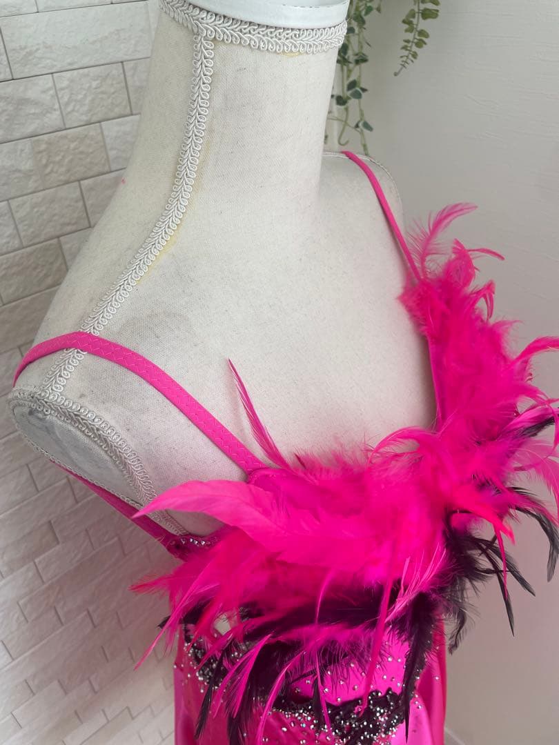 社交ダンス【TAKADANCE】ラテンドレス　タカダンドレス　ピンク