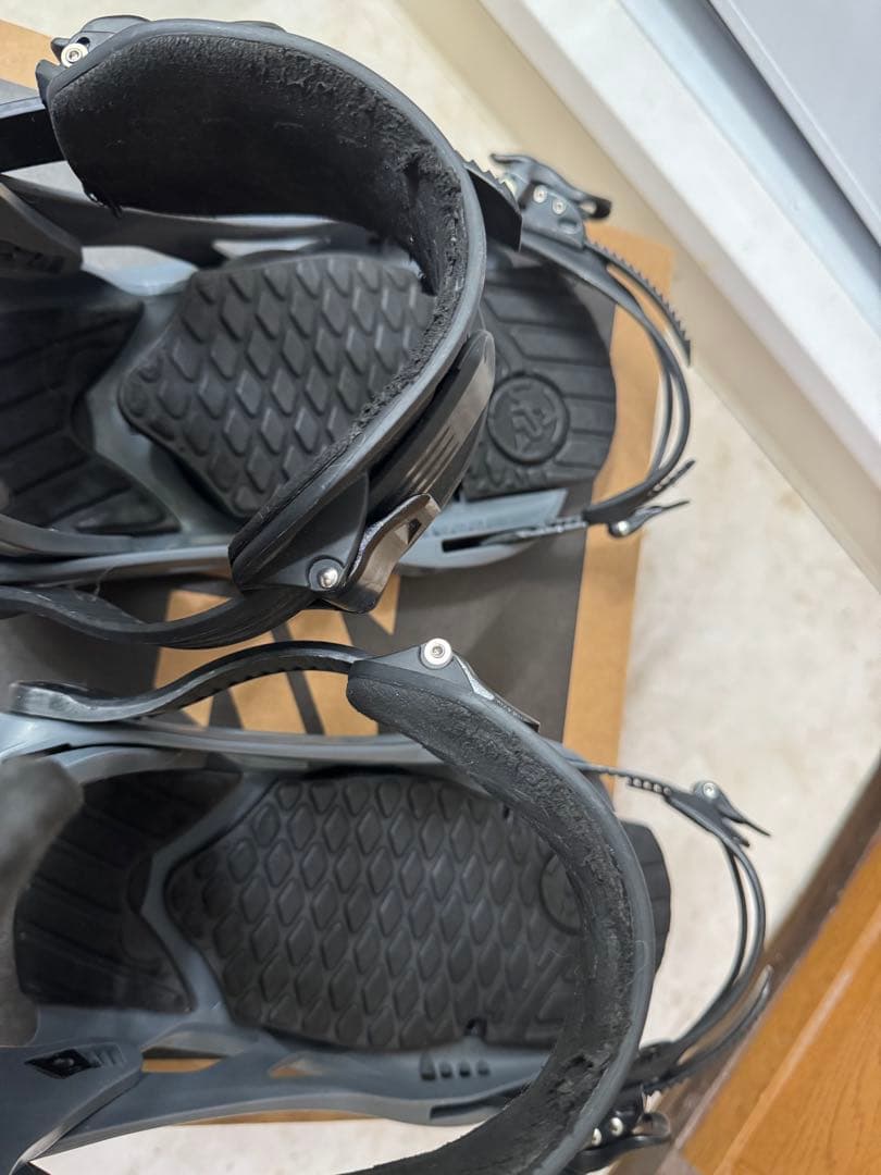 K2 SONIC ビンディング Mサイズ グレー スノーボード バインディング