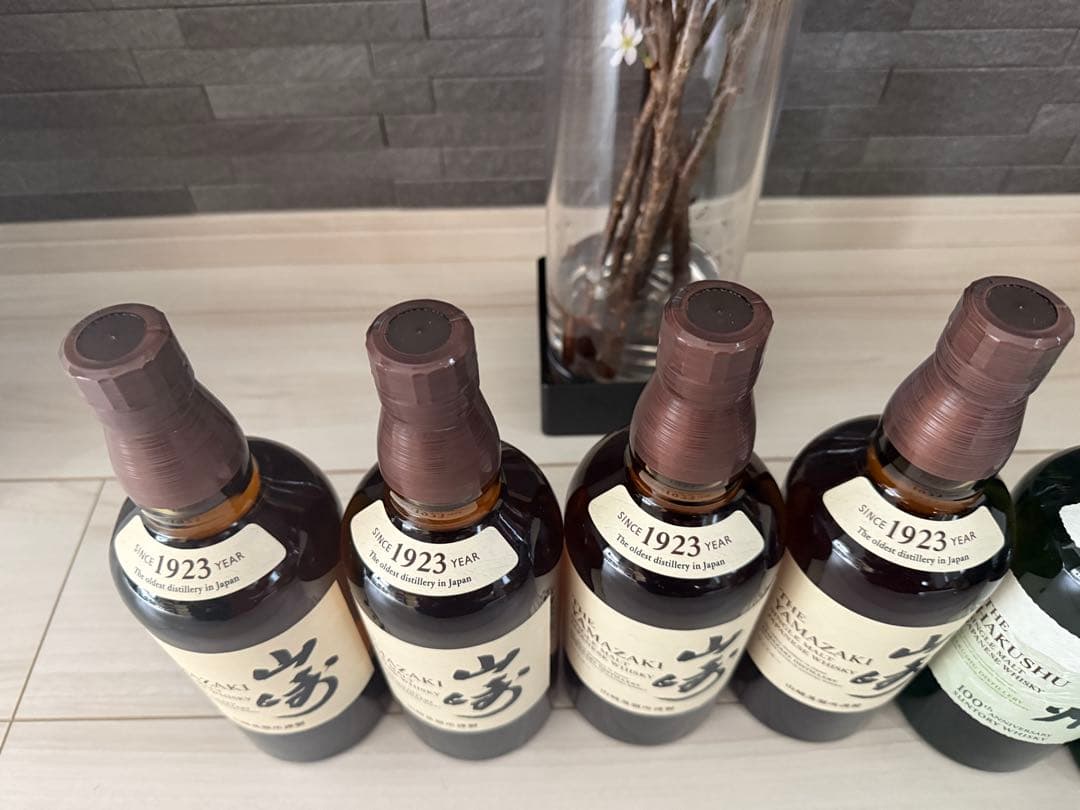 山崎 白州 700ml シングルモルト ウイスキー 6本セット