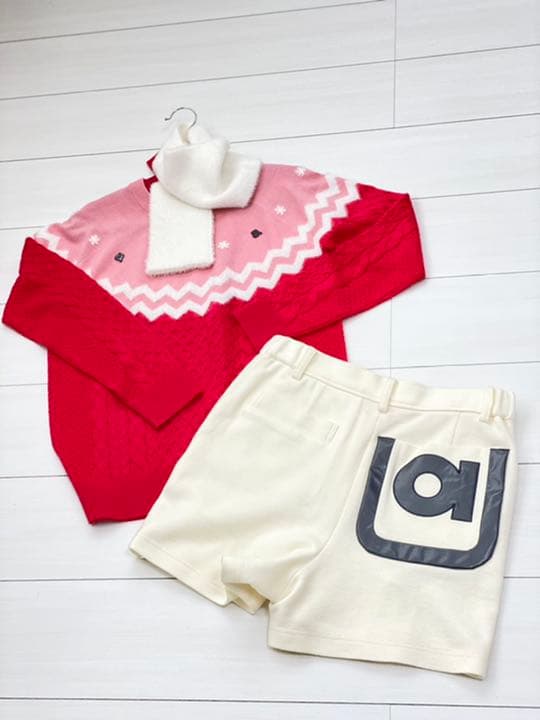 archivio ゴルフウェア レディース　セーター　トップス　ピンク　可愛い