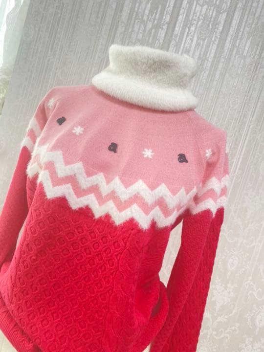 archivio ゴルフウェア レディース　セーター　トップス　ピンク　可愛い