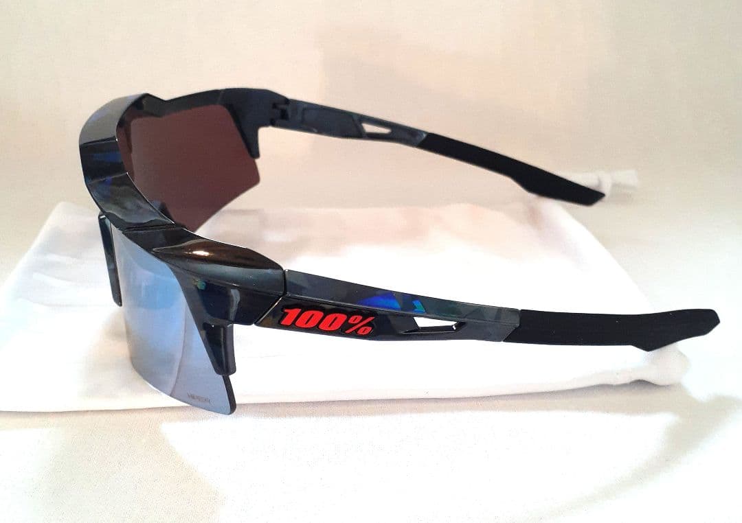 100% Speedcraft XS ブラックホログラフィック ワンハンドレッド