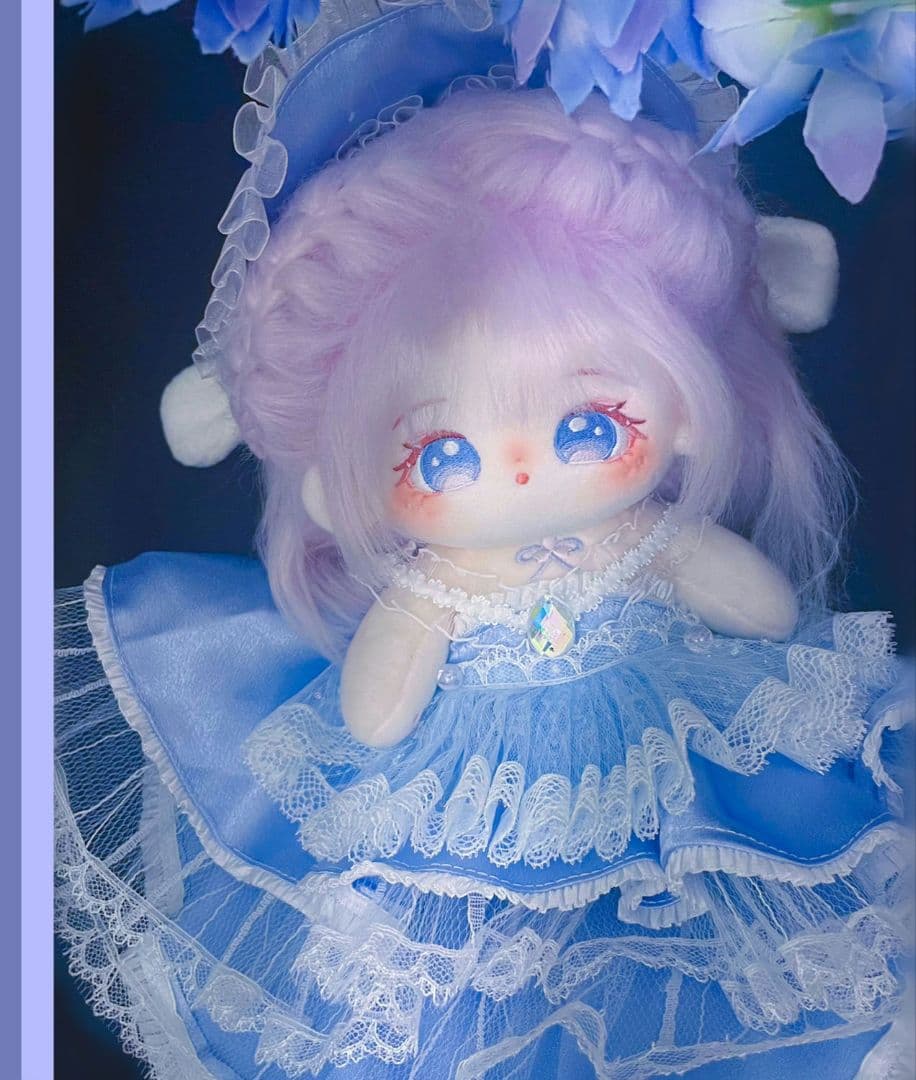 ぬいぐるみ服　20cm　新品　現品着せ替え　ドレス　ワンピース　宮廷　豪華