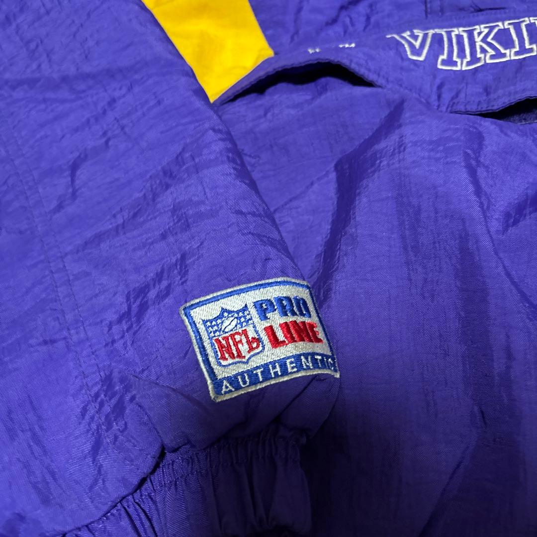 90's スターターSTARTER NFL 中綿スタジアム　バイキングス　XL