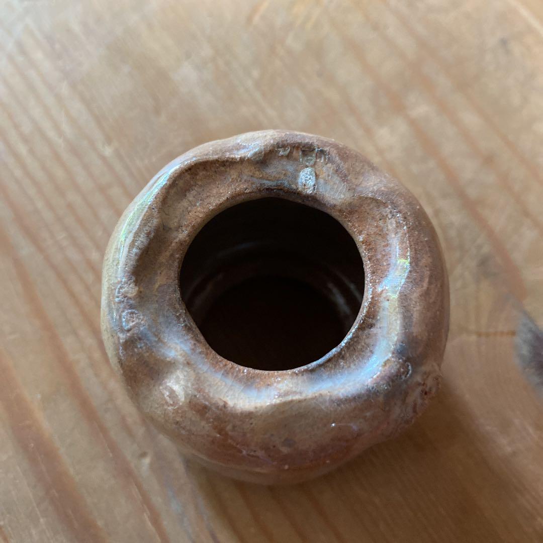 【茶道具】坂倉新兵衛造　萩つくね蓋置　（共箱）○