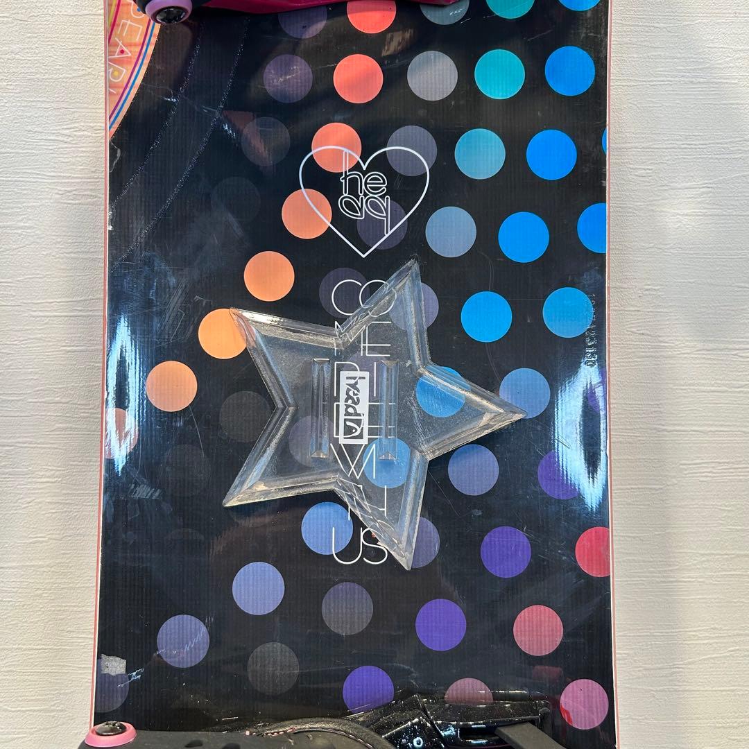 ◇美品◇ HEAD PEARL FLOCKA 138cm ロッカー スノーボード