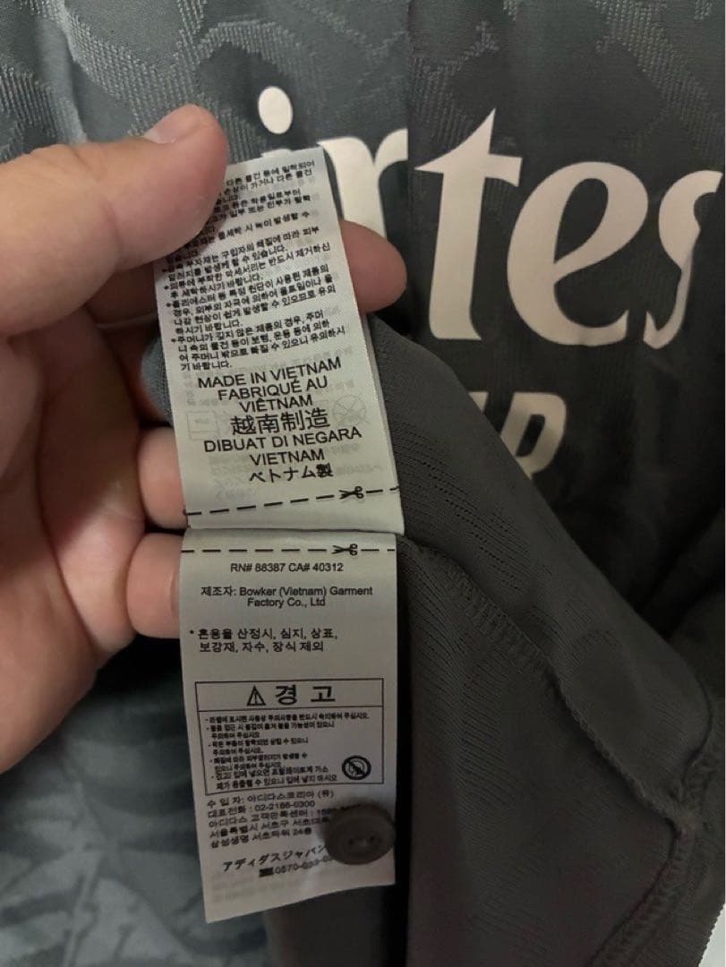 レアルマドリード オーセンティック ユニフォーム 新品3XL 24-25 3rd