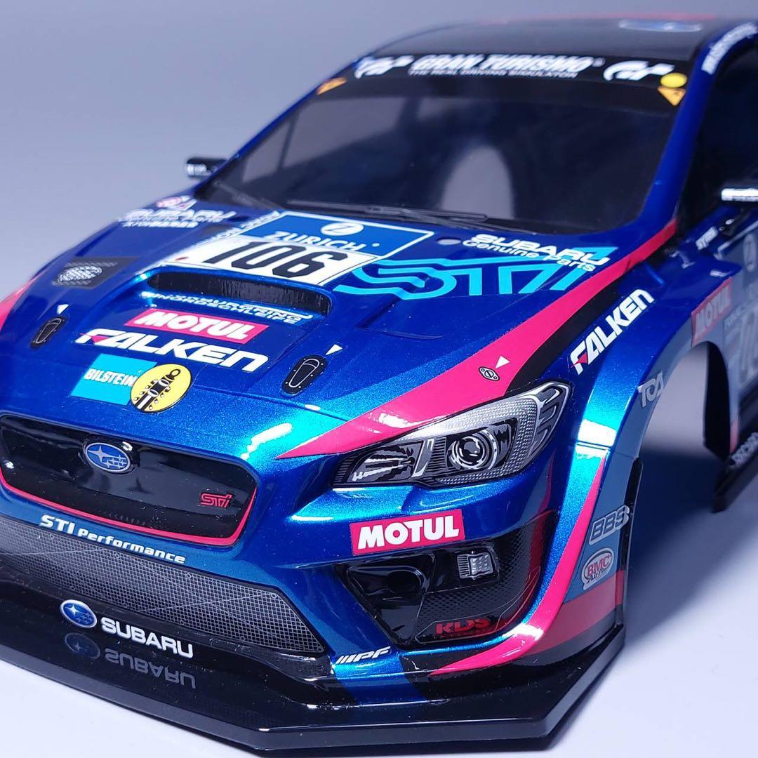 新品 送料無料 タミヤ XB スバル WRX STI NBR ボディ＆ホイール