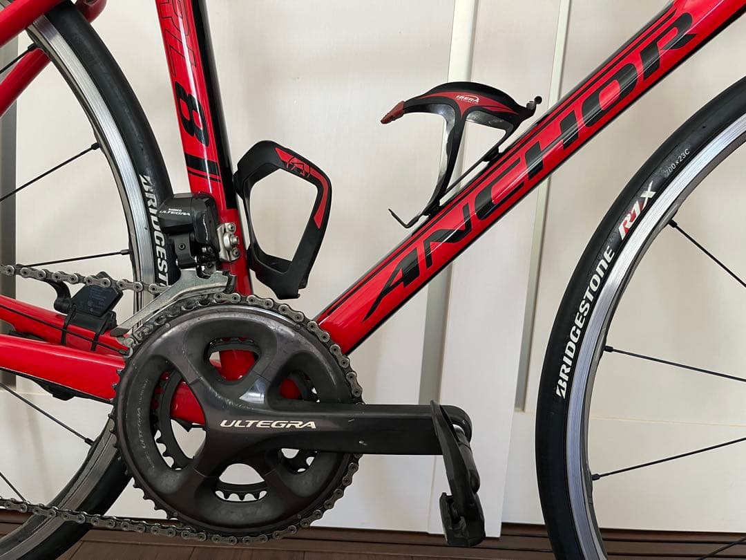 ANCHOR ロードバイク 22速 レッド