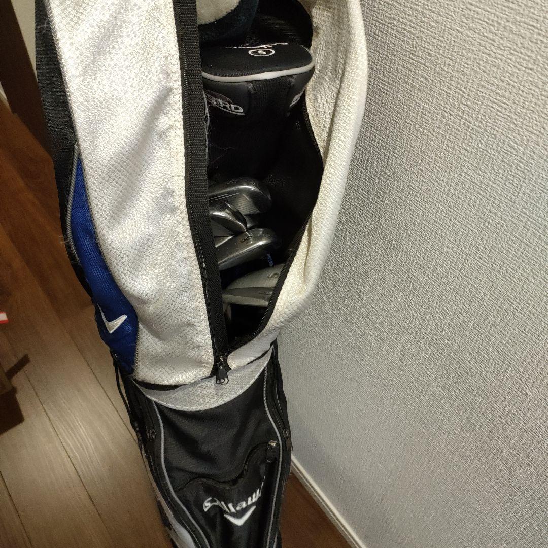 Callaway WARBIRD フルセット キャディバッグ ブラック/ブルー