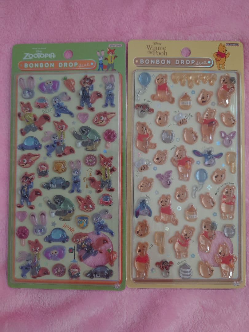 ボンボンドロップシール　正規品　ディズニー　8種セット