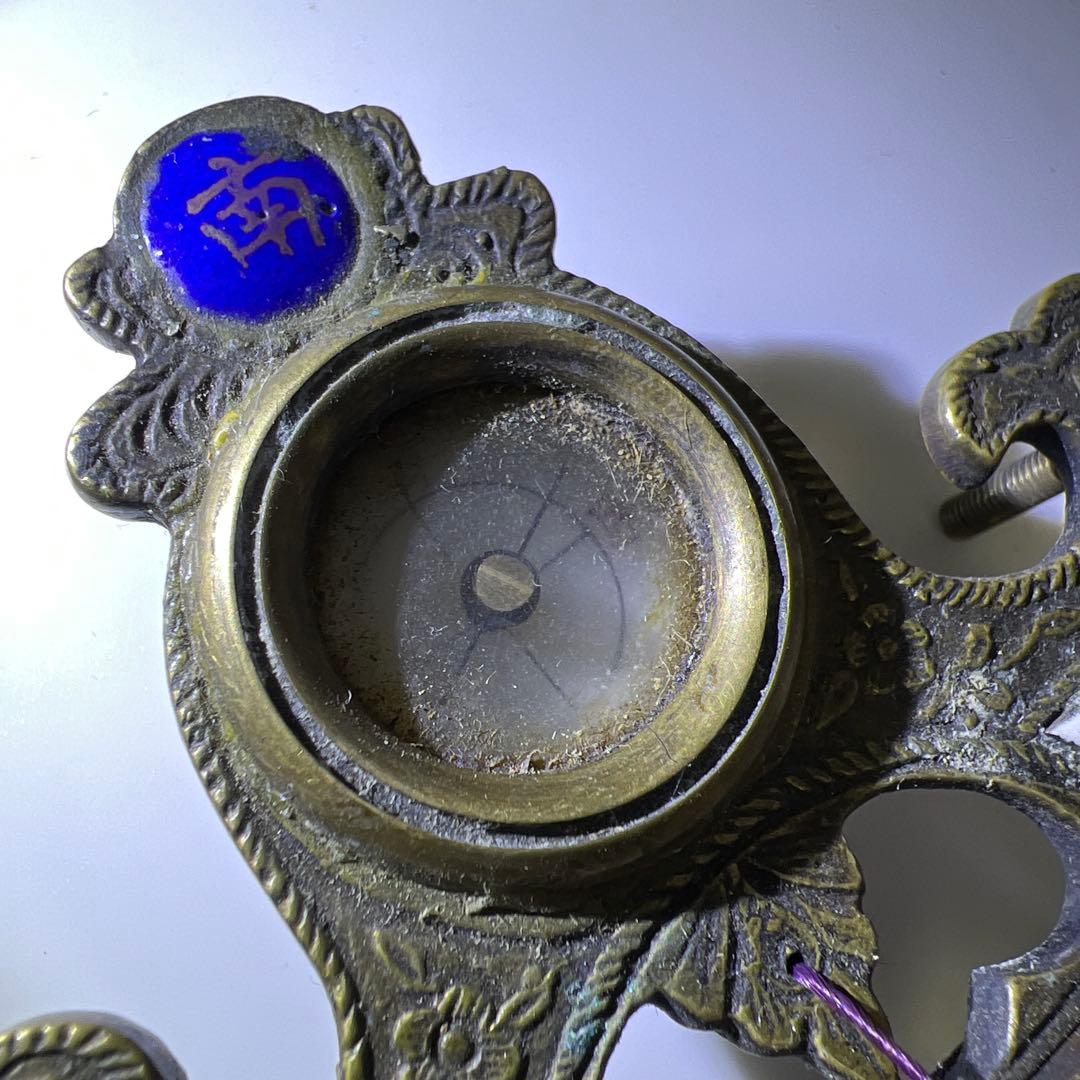 中国古玩　日時計　115g 東Y8-0210☆2Fトヒオオ