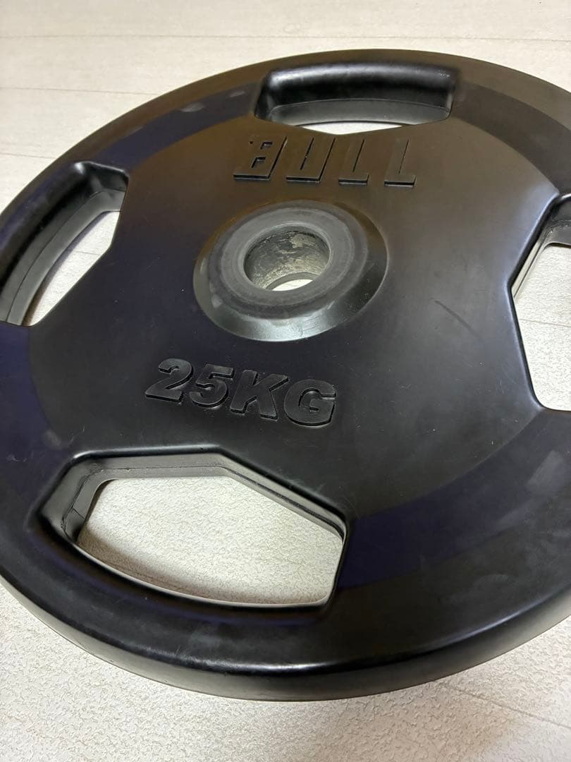 BULL 25KG ラバープレート　2枚セット