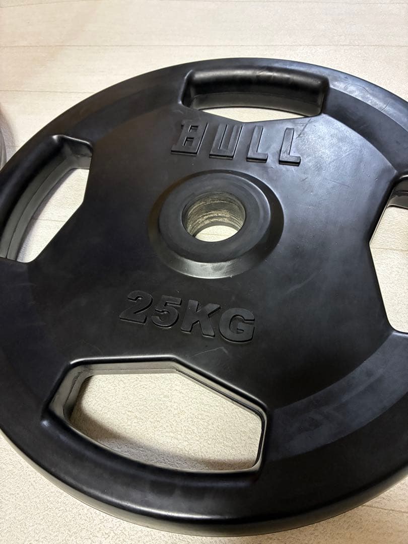 BULL 25KG ラバープレート　2枚セット