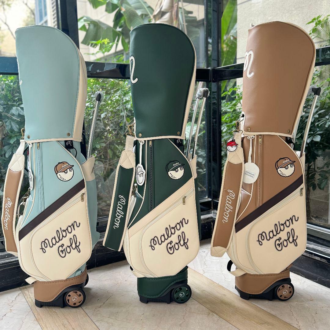 即発送現品限★マルボンゴルフキャディバッグ水色