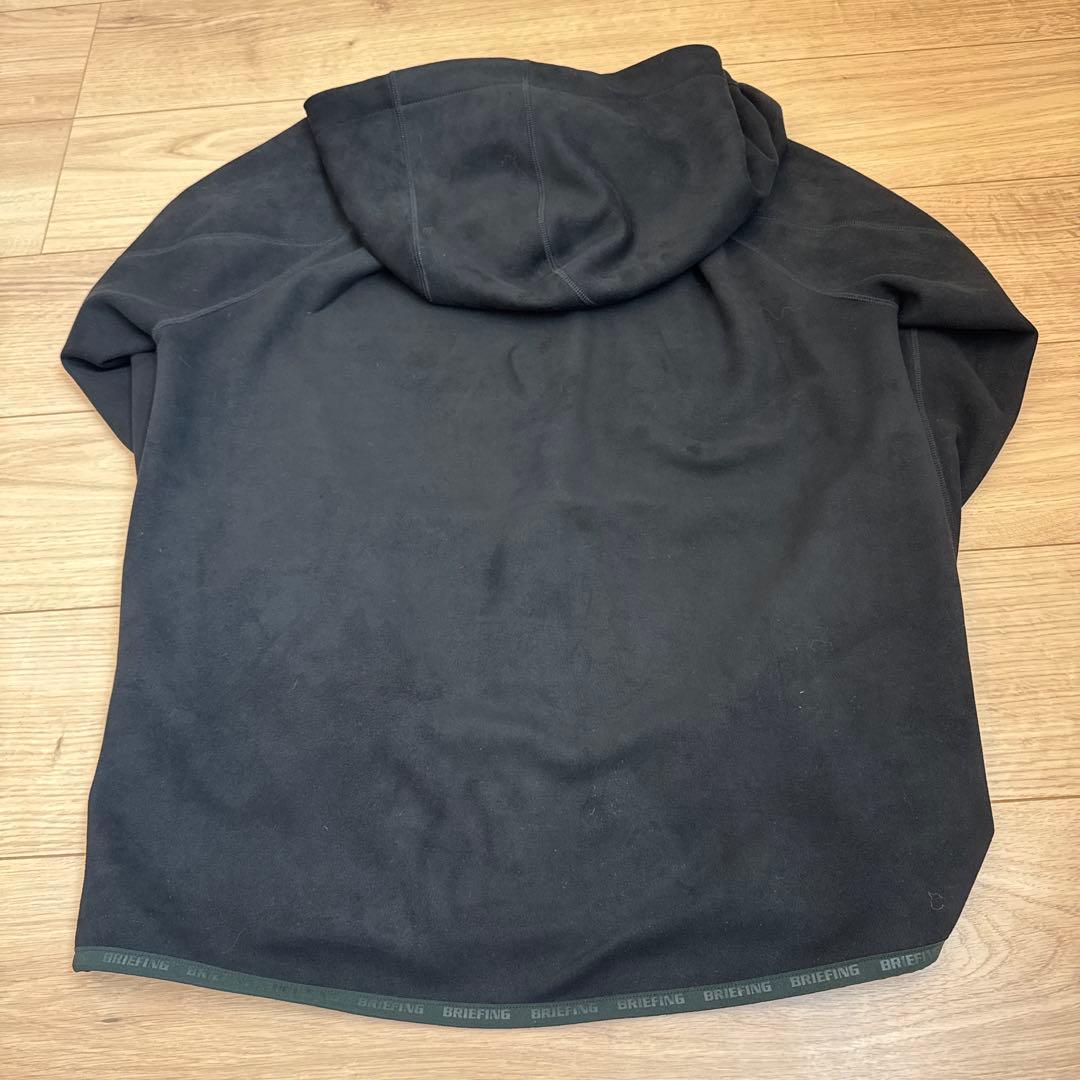 BRIEFING パーカー　ブラックM