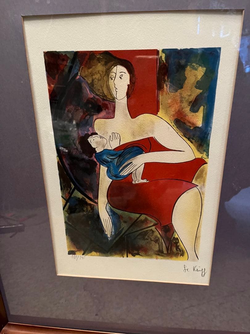 リンダ.ル.キンフ.リトグラフ、リトグラフ、マタニティーカラーリトグラフ