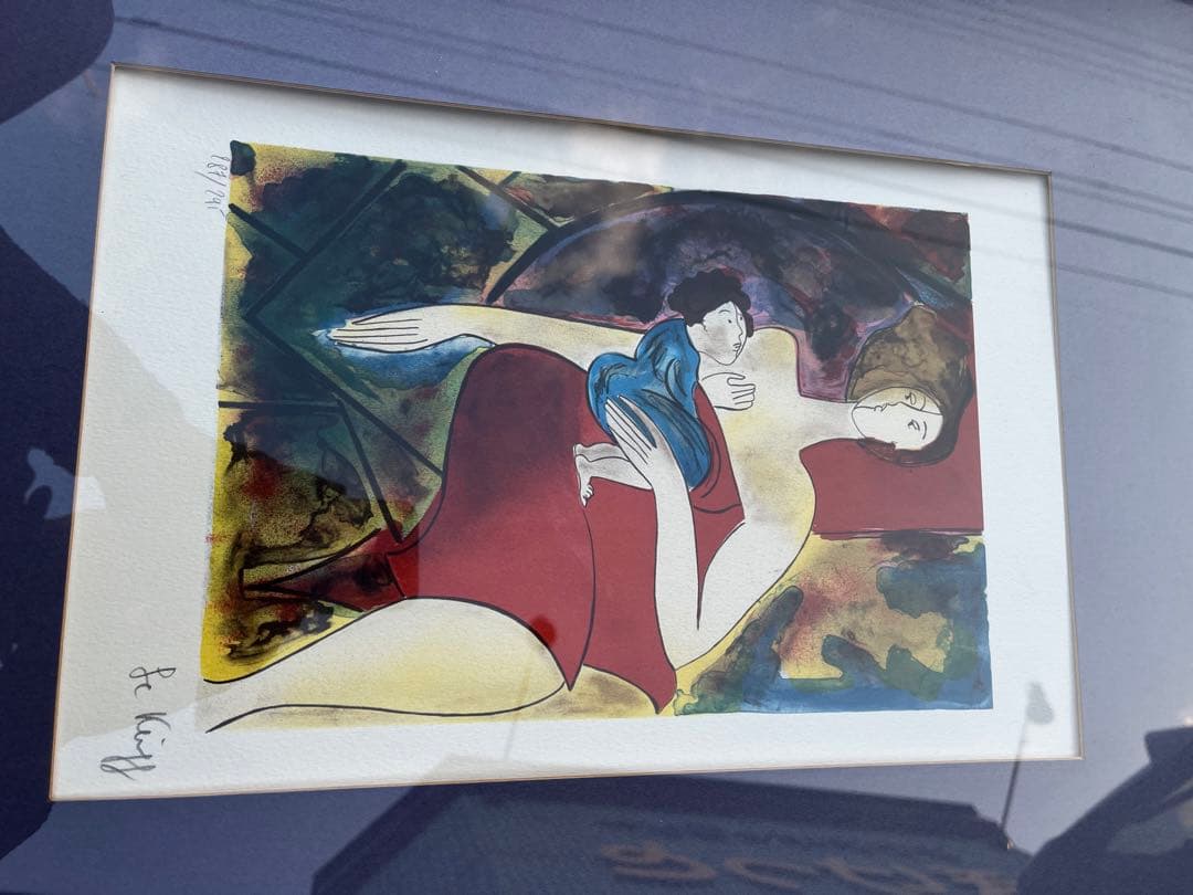 リンダ.ル.キンフ.リトグラフ、リトグラフ、マタニティーカラーリトグラフ