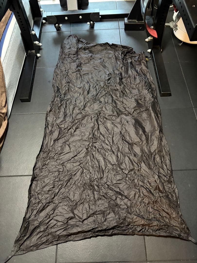 軽量テントフライ グレー ブラック　Ninja tent　ニンジャテント