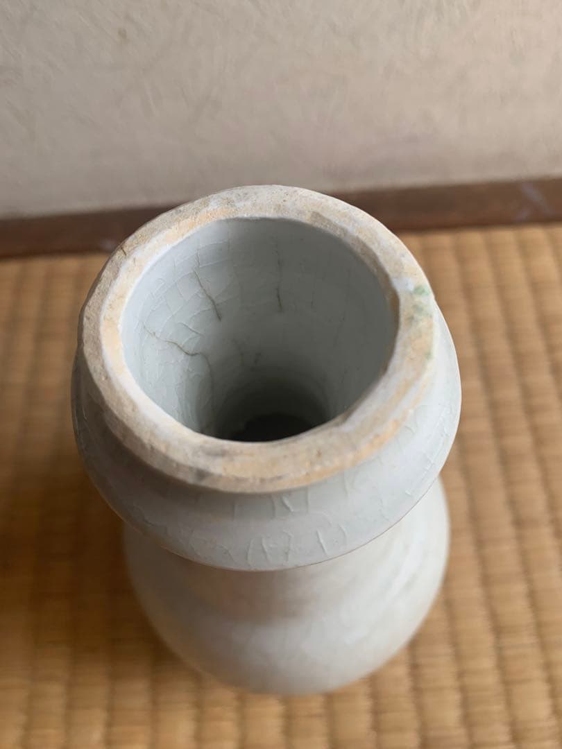 中国南宋時代青白磁花瓶