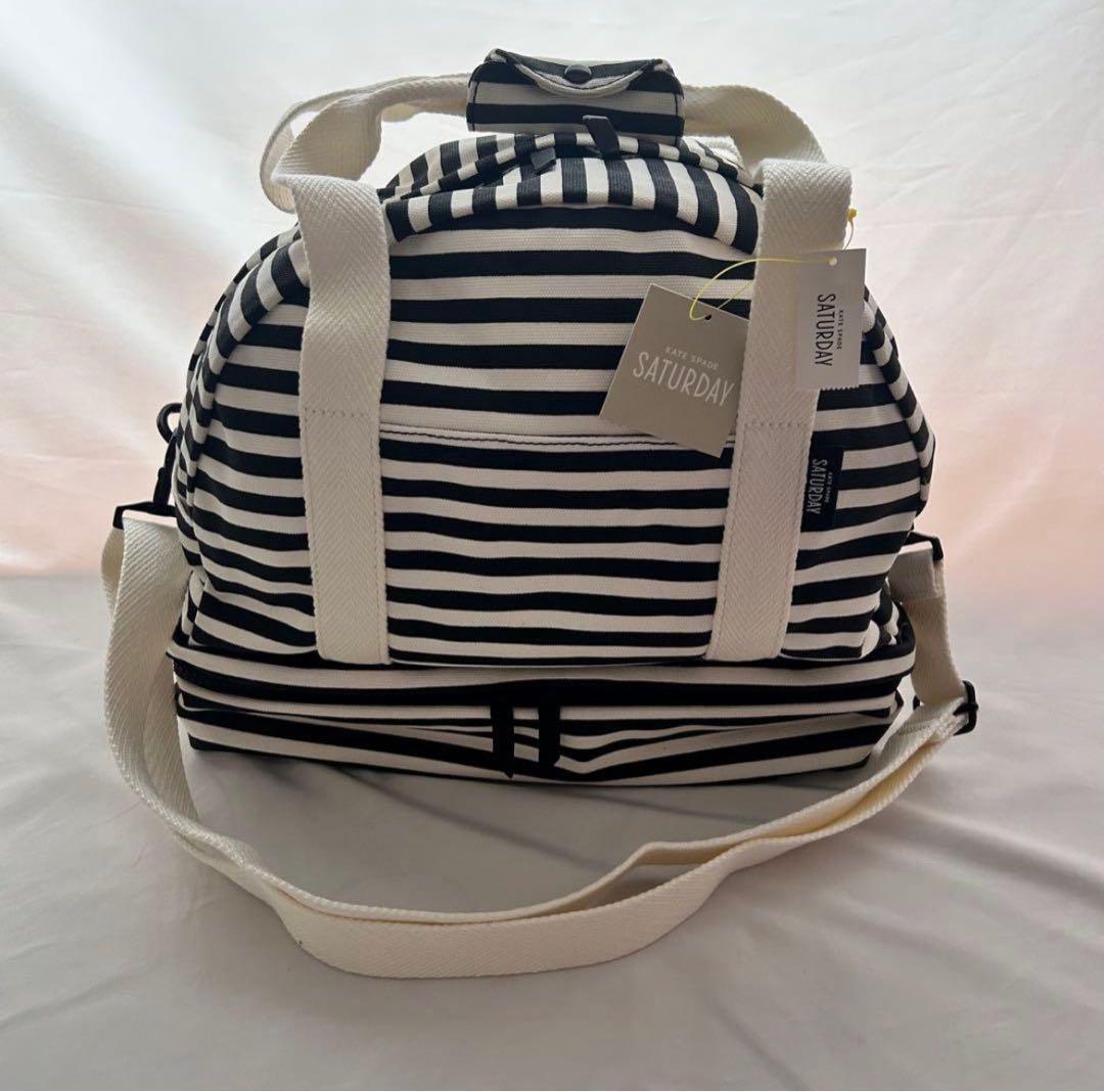 ★KATESPADE★ケイトスペード サタデー バッグ ボーダー ショルダー S