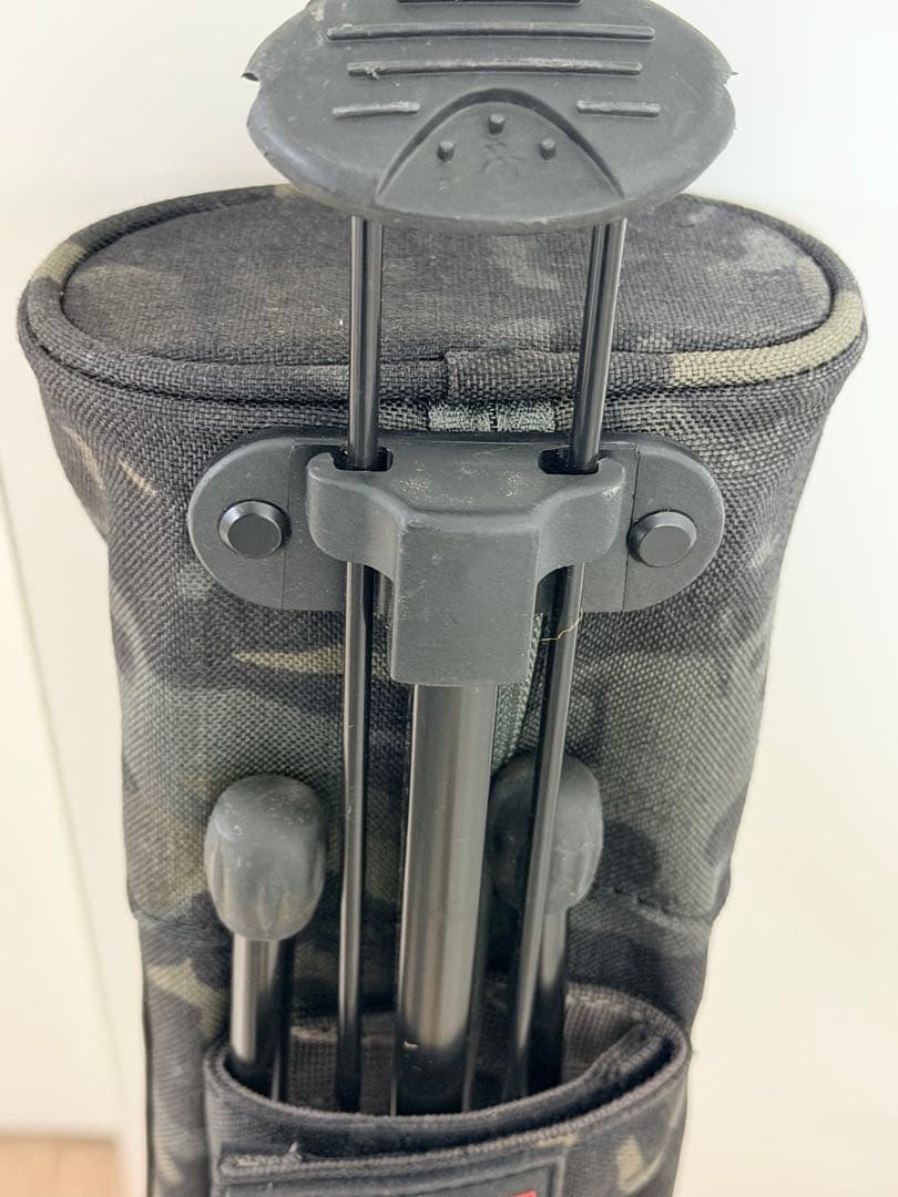 「美品」BRIEFING ブリーフィング　セルフスタンドバッグキャリーマルチカモ