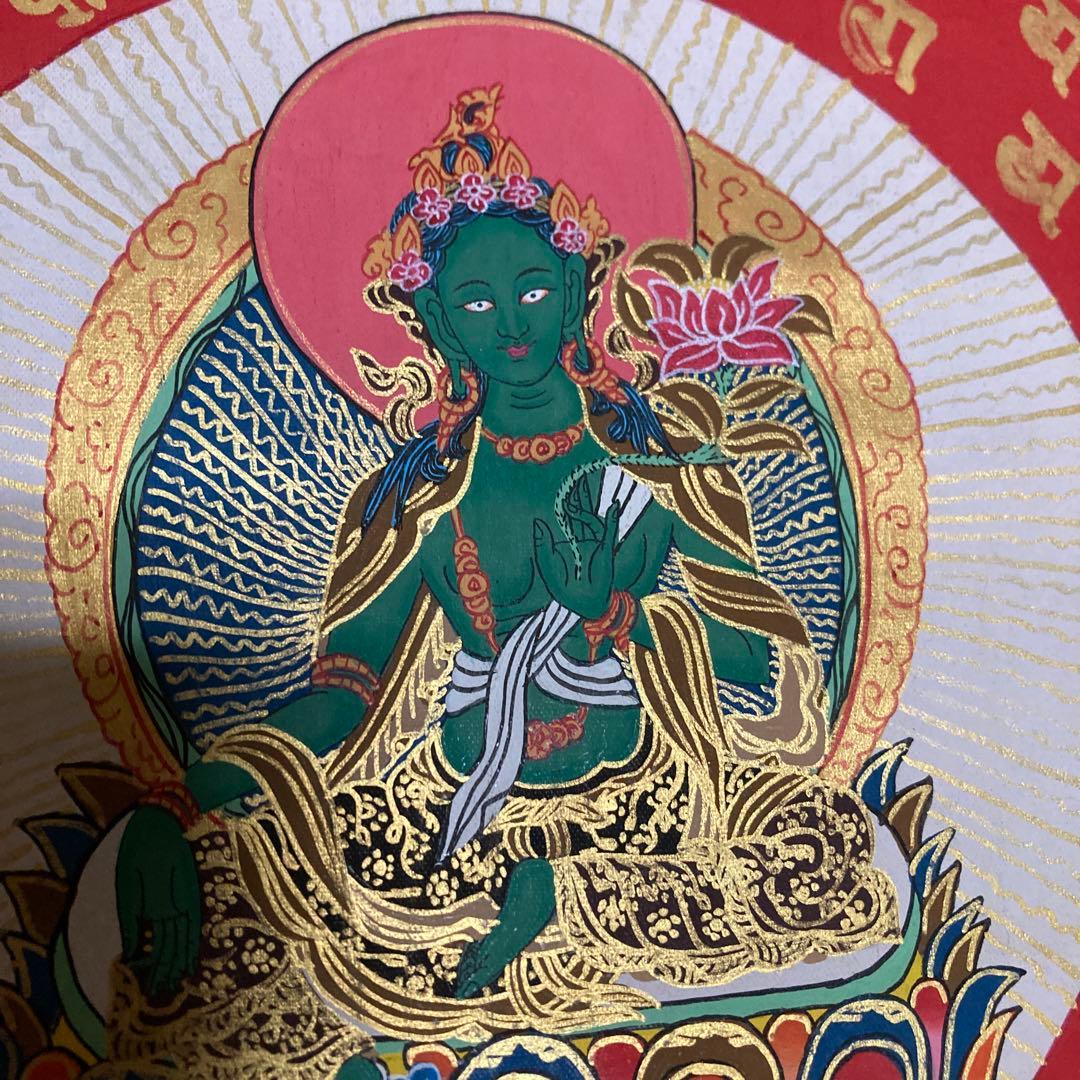 グリーンターラ　タンカペイント