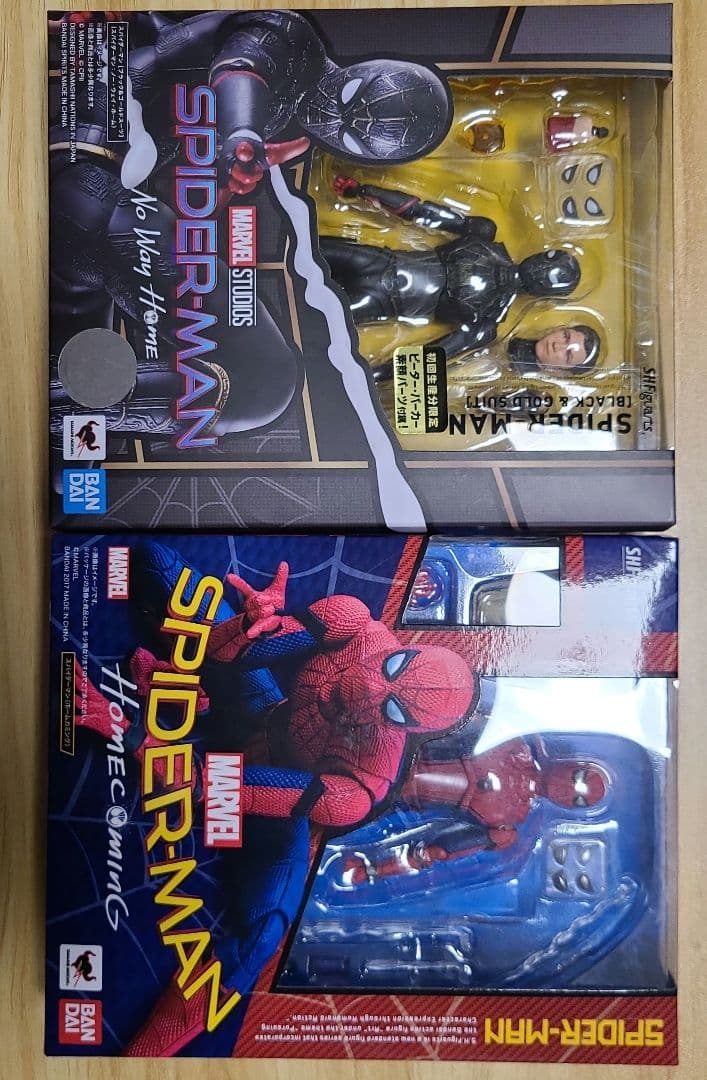 sh　スーパイダーマン　ホークアイ　セット販売　アベンジャーズ