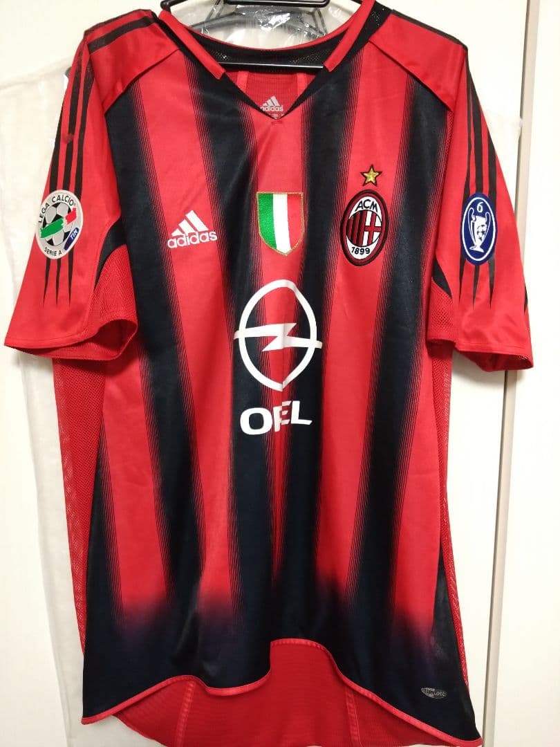 2004/2005 支給 #22 カカ ACミラン 直筆サイン入りユニホーム