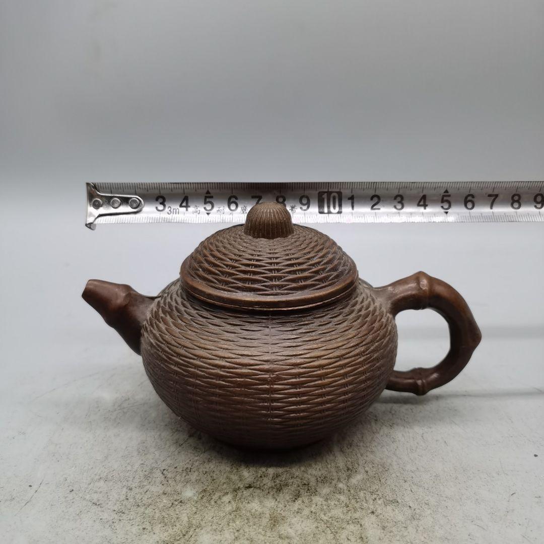 銅器 竹節壺 茶器 煎茶道具 装飾品 工芸品 置物