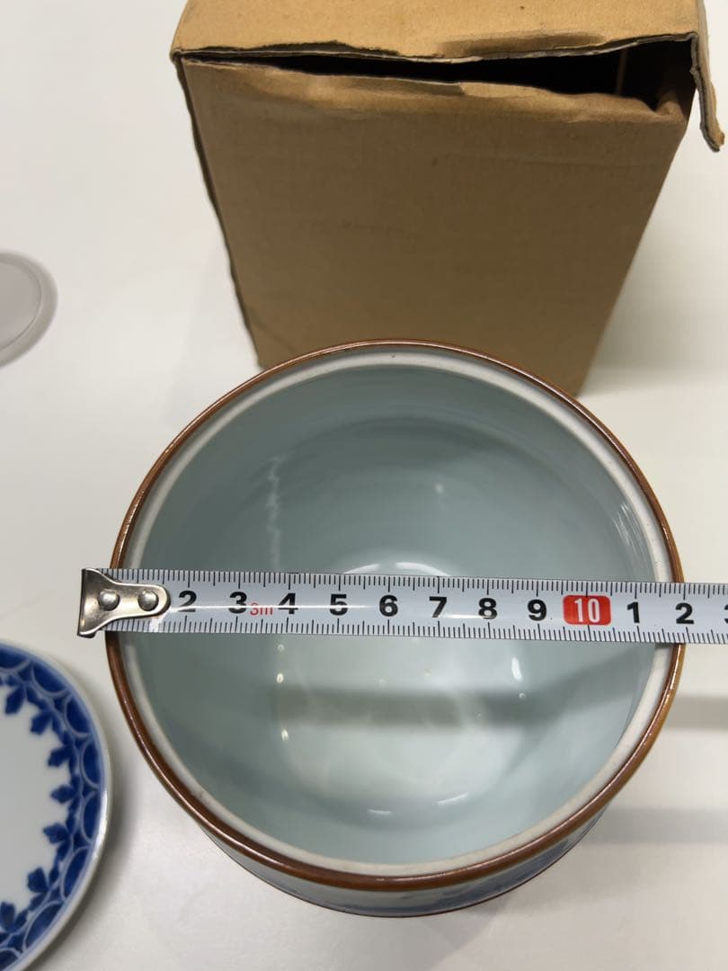 伊万里焼 五良大青呉祥瑞造 水差し 蓋付き