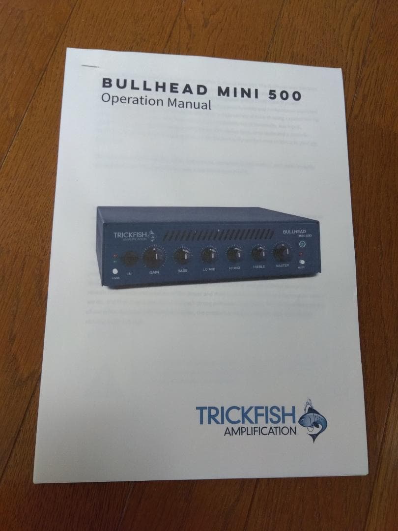 【新品同様】TRICKFISH Bullhead Mini 500［付属品完備］