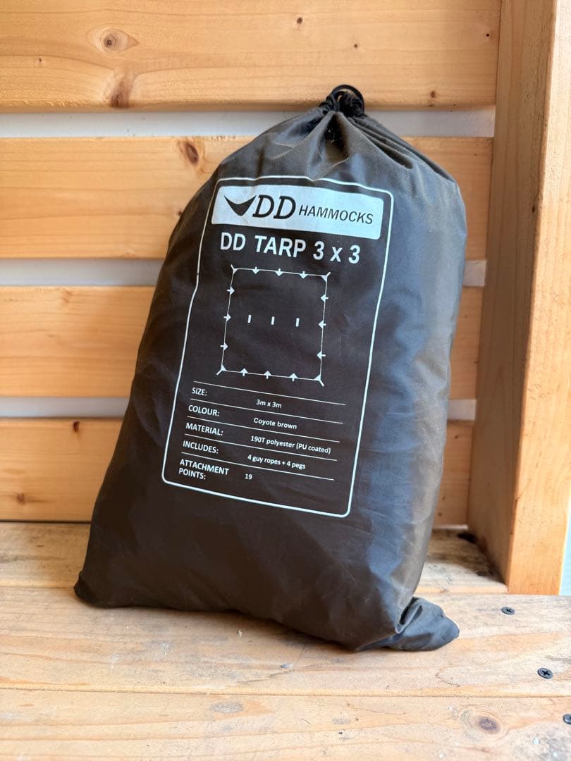 テント・タープ DD Tarp 3x3m Coyote Brown