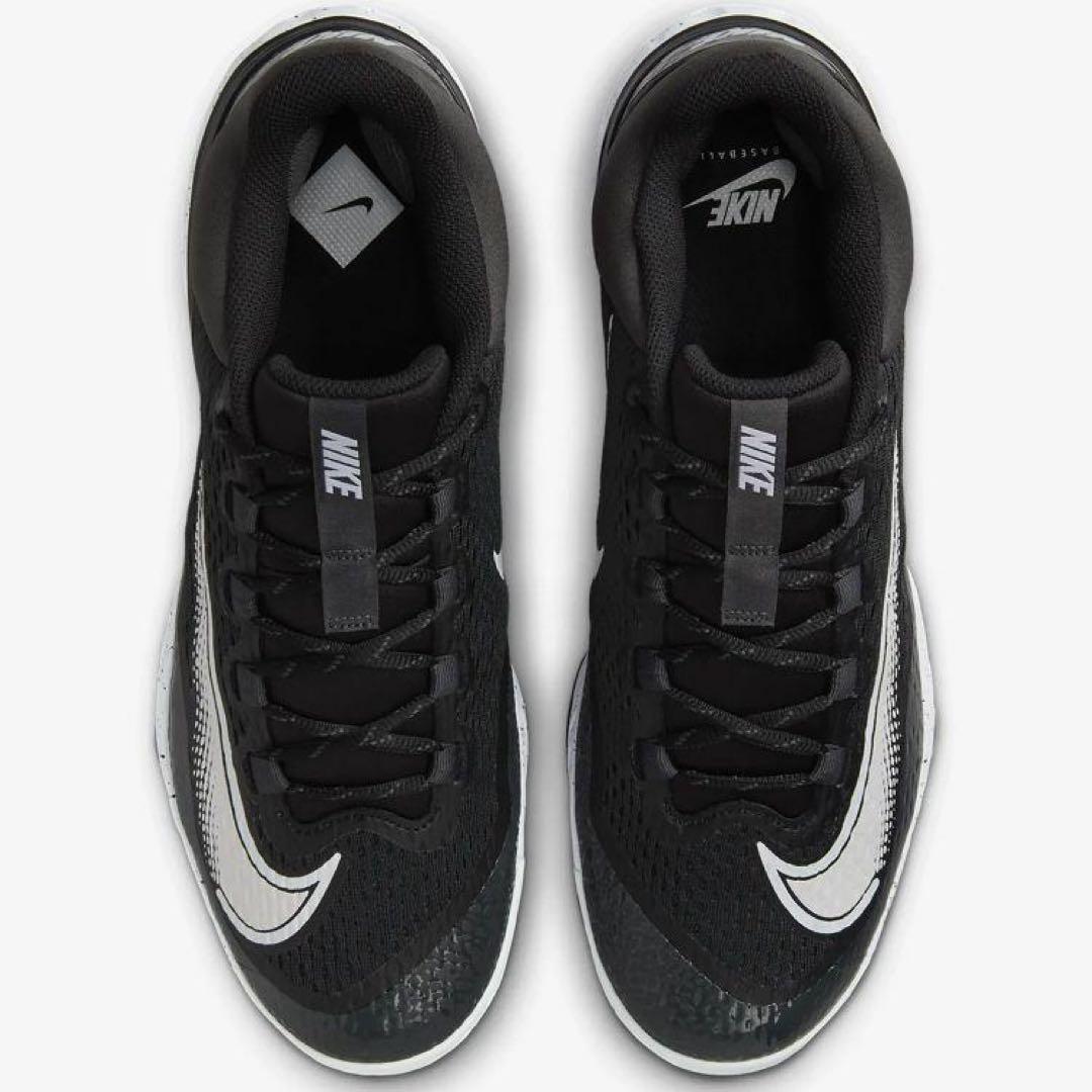 ナイキ アルファ ハラチ エリート 27 野球 スパイク 靴 シューズ 黒