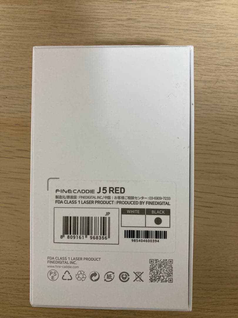 FINE CADDIE J5 RED ゴルフ用距離計