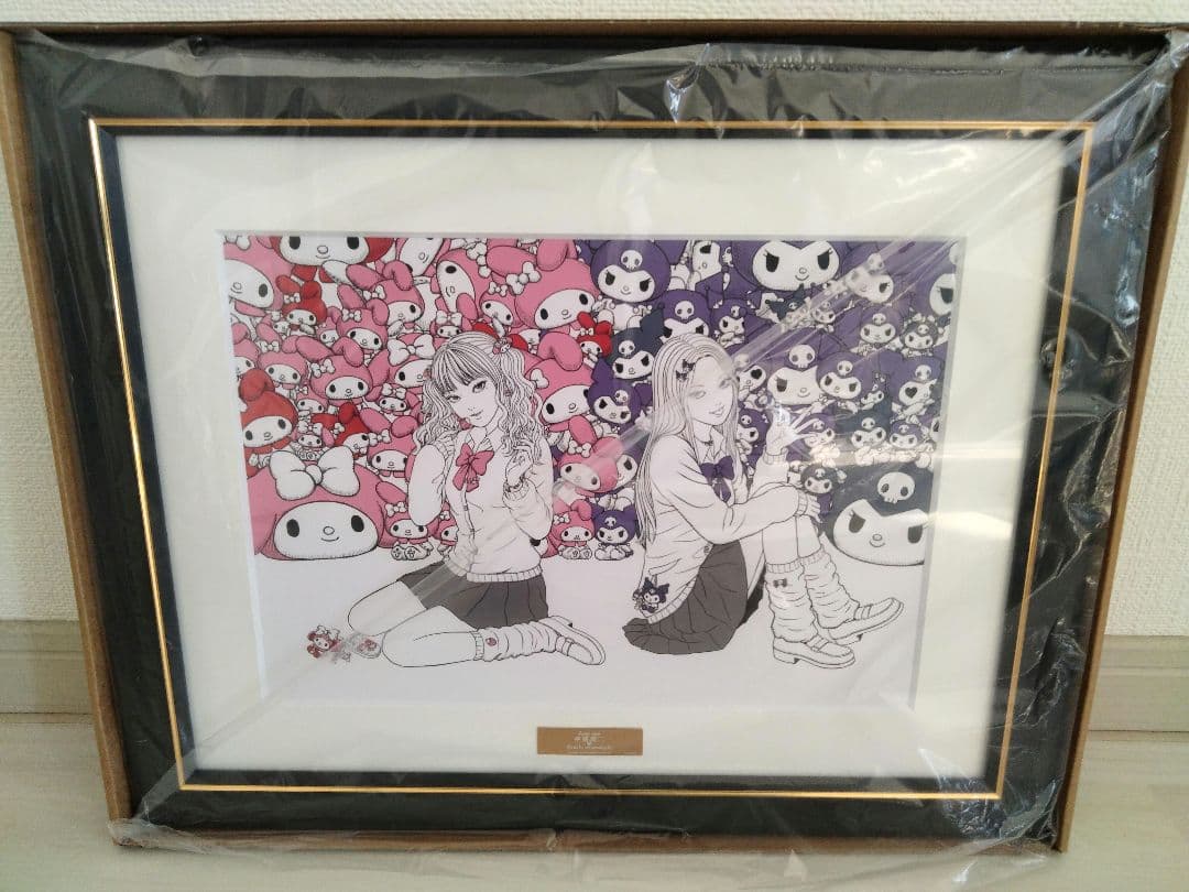 複製原画　ギャル富江 ×マイメロディ＆クロミ　伊藤潤二×サンリオキャラクターズ