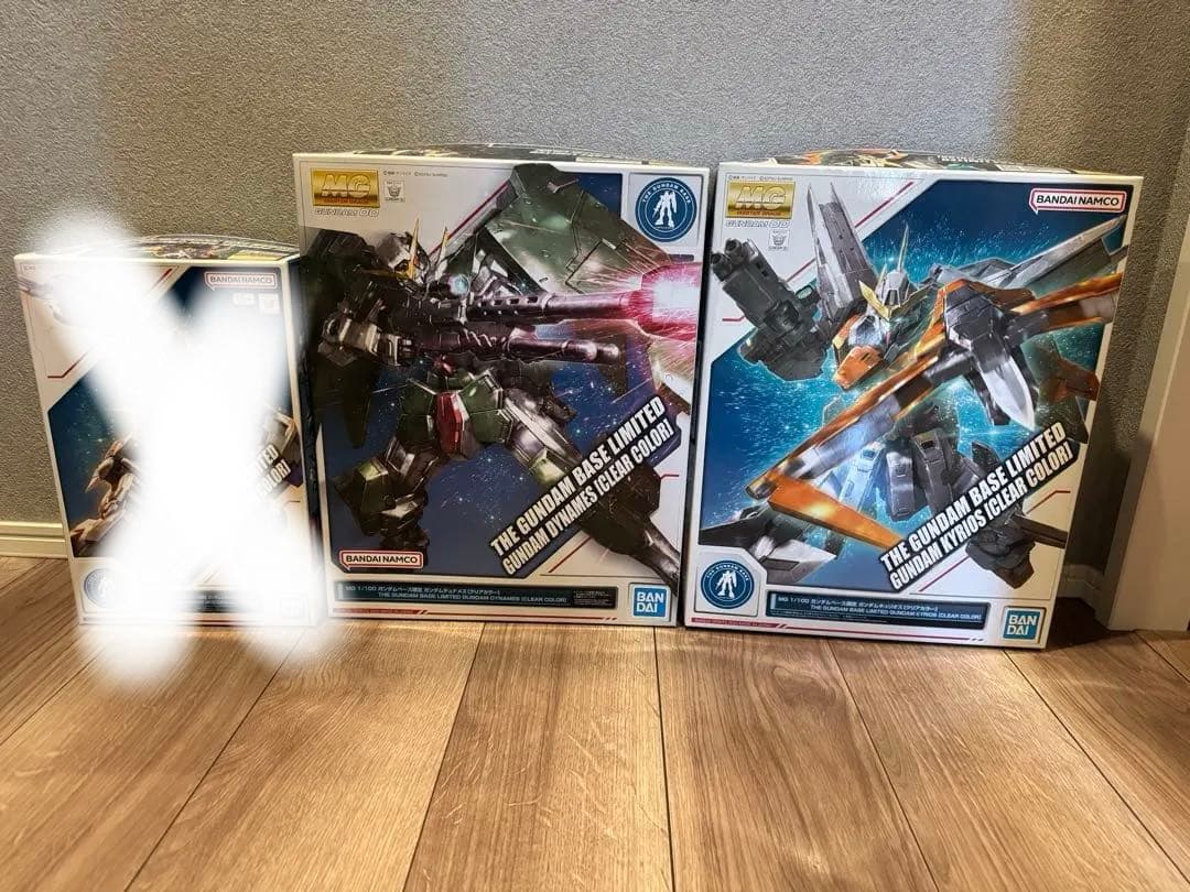 MG ガンダムエクシア　デュナメス　キュリオス　クリアカラー未組立 3点セット