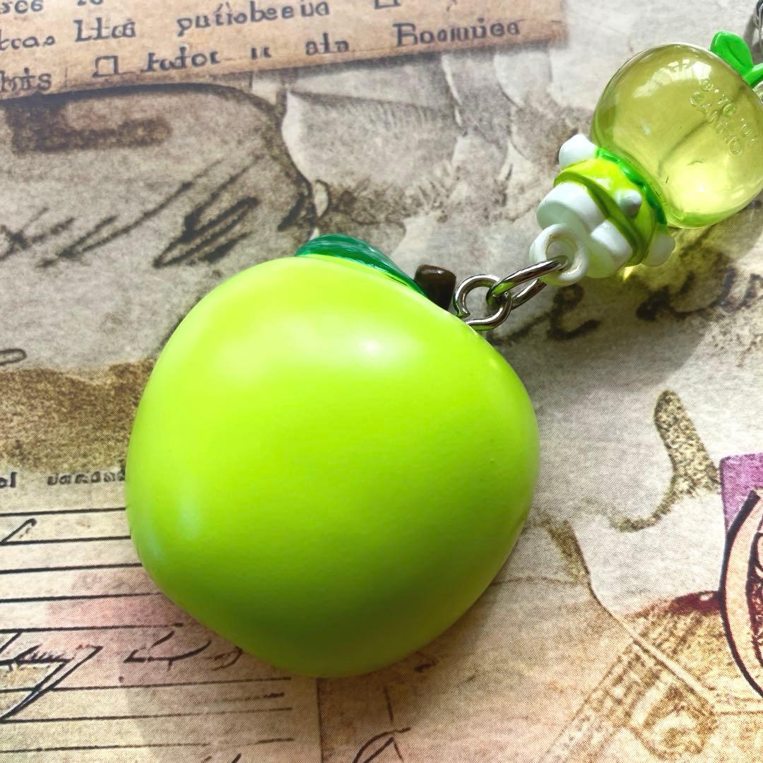 キティ ストラップ フルーツバージョン りんご アップル 根付け ♡ 激レア