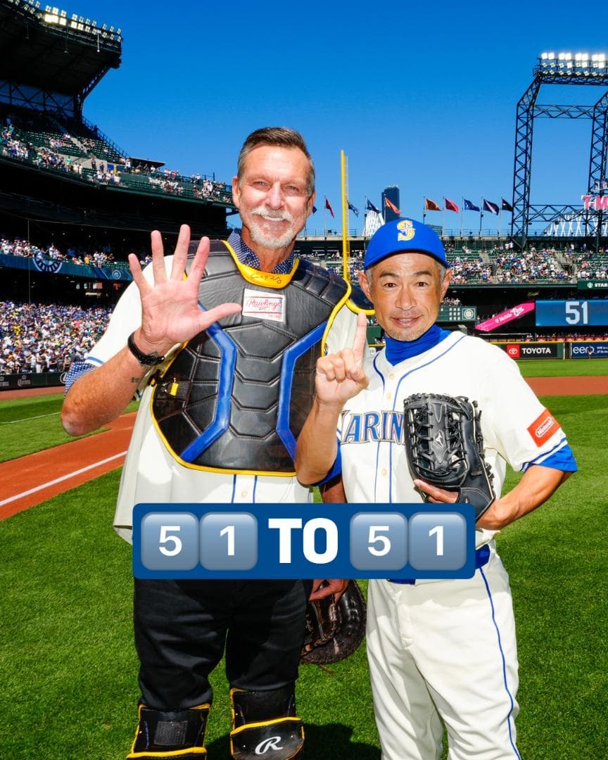 イチロー51引退セレモニー記念試合モデル現地入手LimitedジャージUS限定L