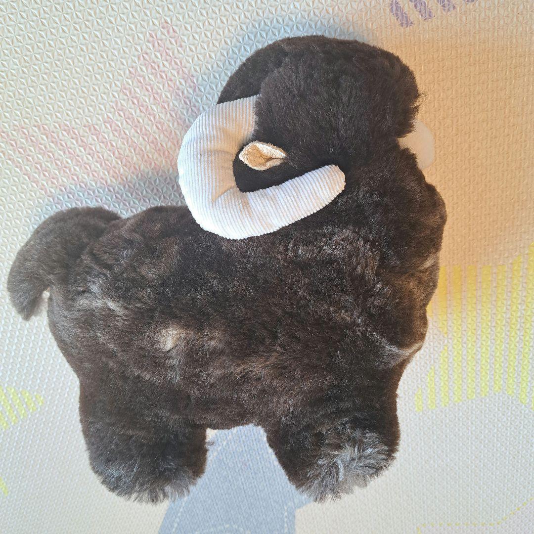 Sheep house シープハウス　ダークブラウン羊の毛　ぬいぐるみ ムートン