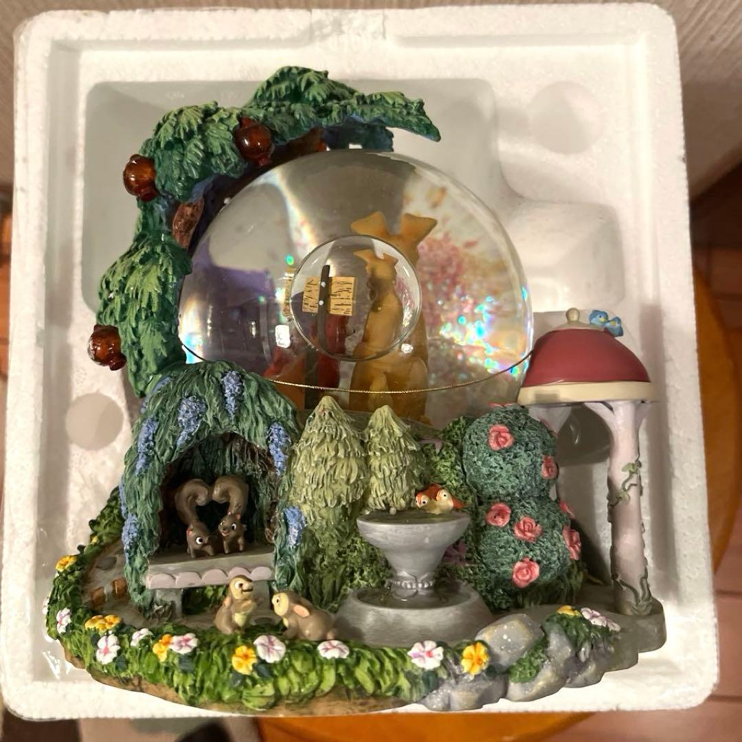 ディズニーストア　わんわん物語Lady&Trumpスノーグローブ　オルゴール付き