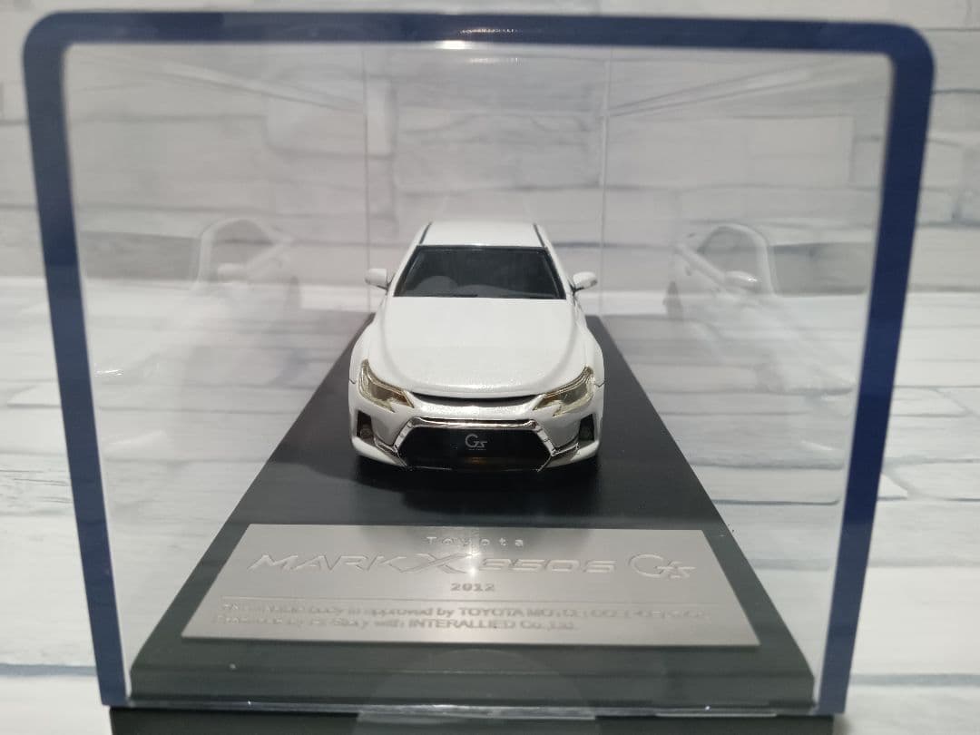 1/43 ハイストーリー　トヨタ　マークX 350S G`s ミニカー　ホワイト