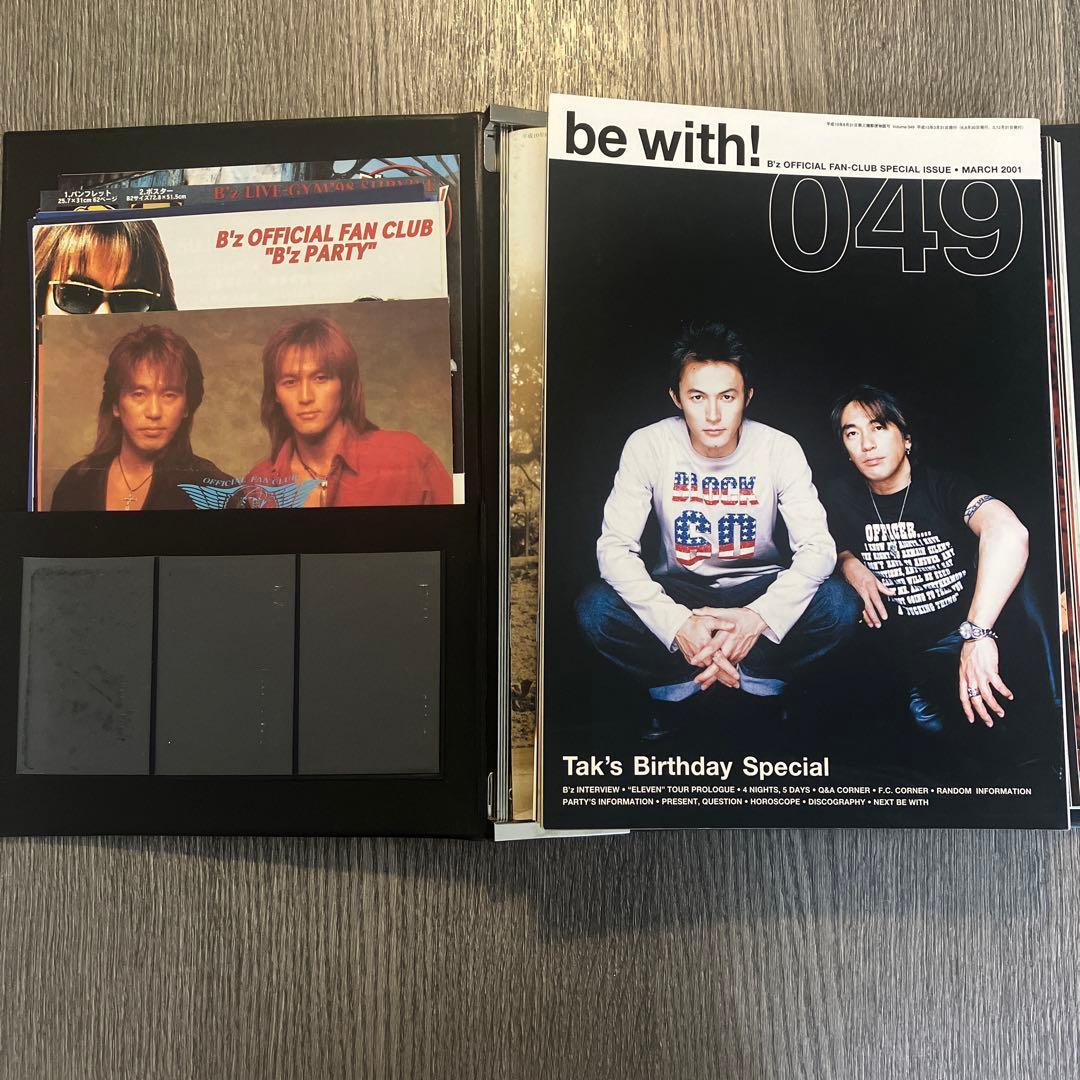 い*O様 B’z 直筆サイン色紙2枚＋90年代ツアー＆B’z Partyグッズま