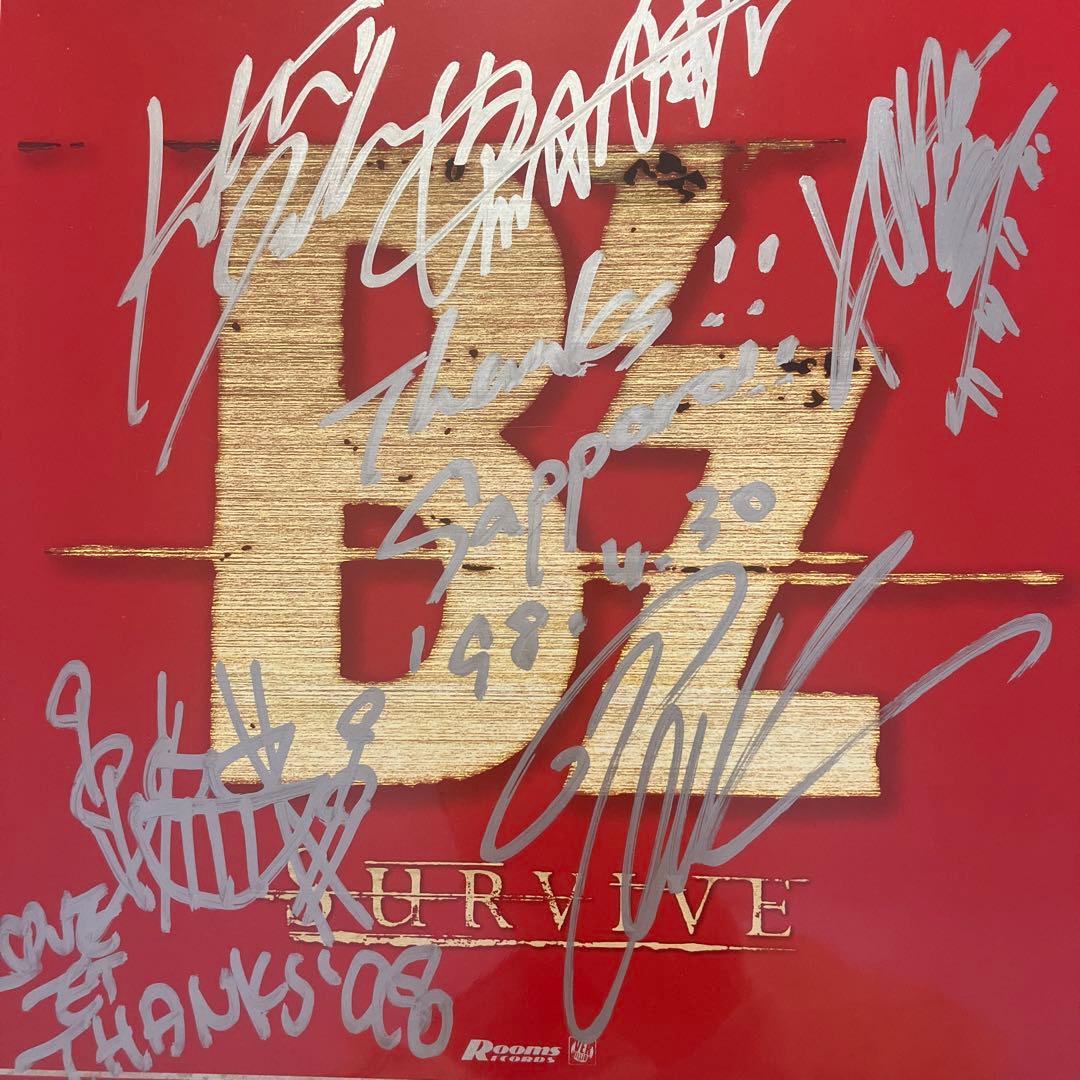 い*O様 B’z 直筆サイン色紙2枚＋90年代ツアー＆B’z Partyグッズま