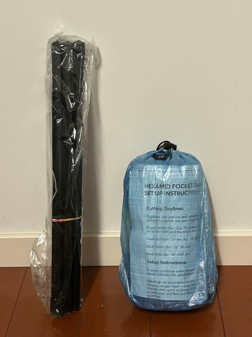 Zpacks hexamid pocket tarp(2023)ポール お盆価格